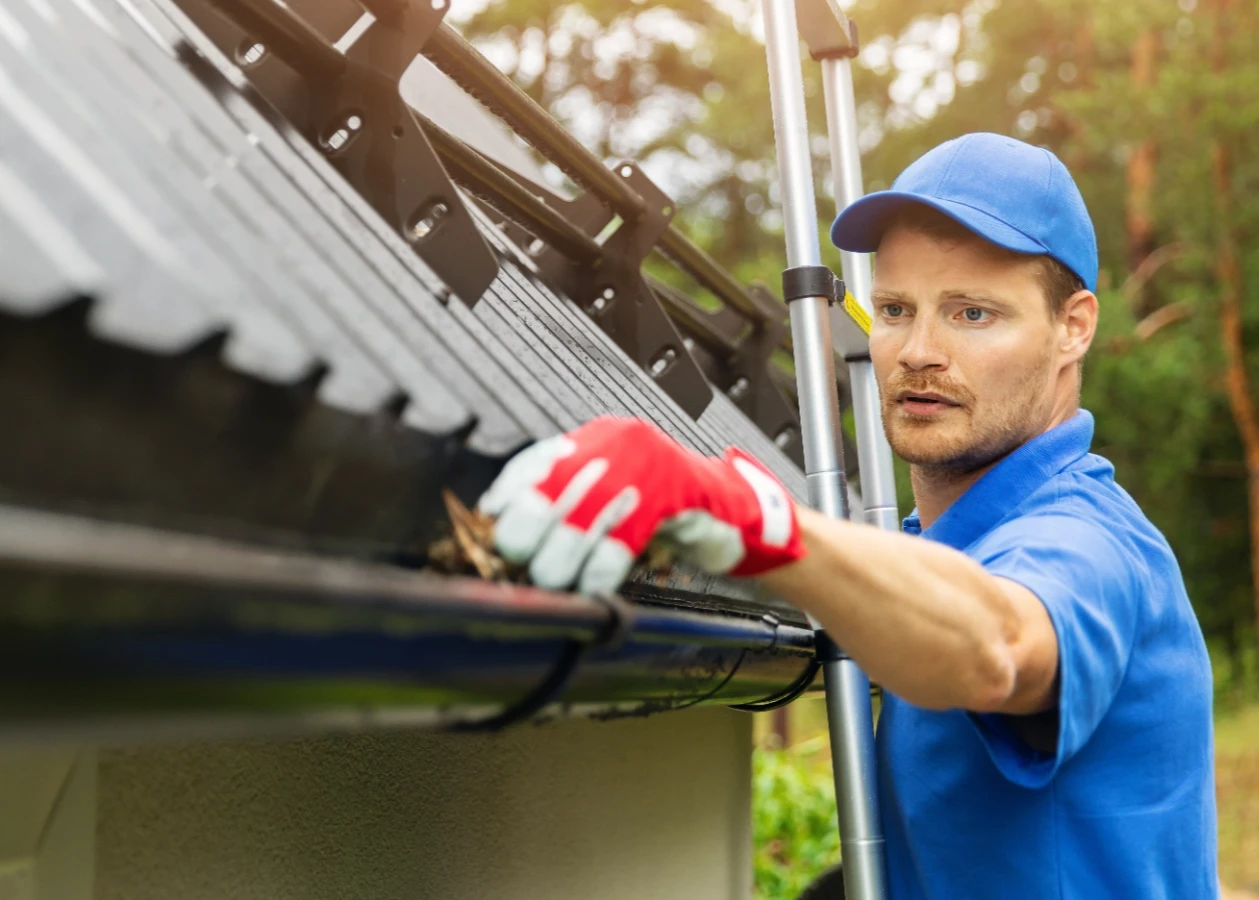 Image for Surrey Roof & Gutter Clean Gutter Clear Out item - Residential Services, Biocide Treatment, Gutter Cleaning,  Commercial Services, Moss Removal, Roof cleaning in Surrey, roof and gutter cleaning,  Recurring Contracts, patio cleaning services, roof and gutter clean, Surrey Roof & Gutter Clean,  Pressure Washing