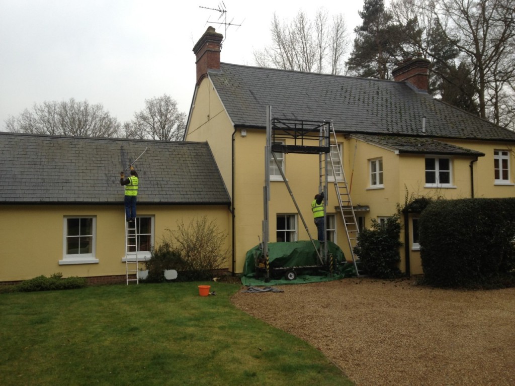 Roof cleaning Cobham